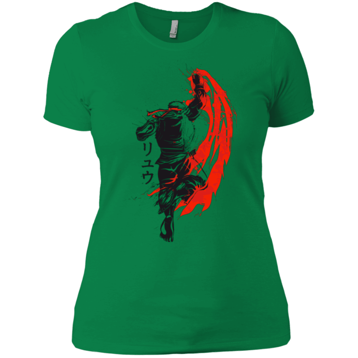 T-Shirts Kelly Green / X-Small Traditional Fighter Women's Premium T-Shirt