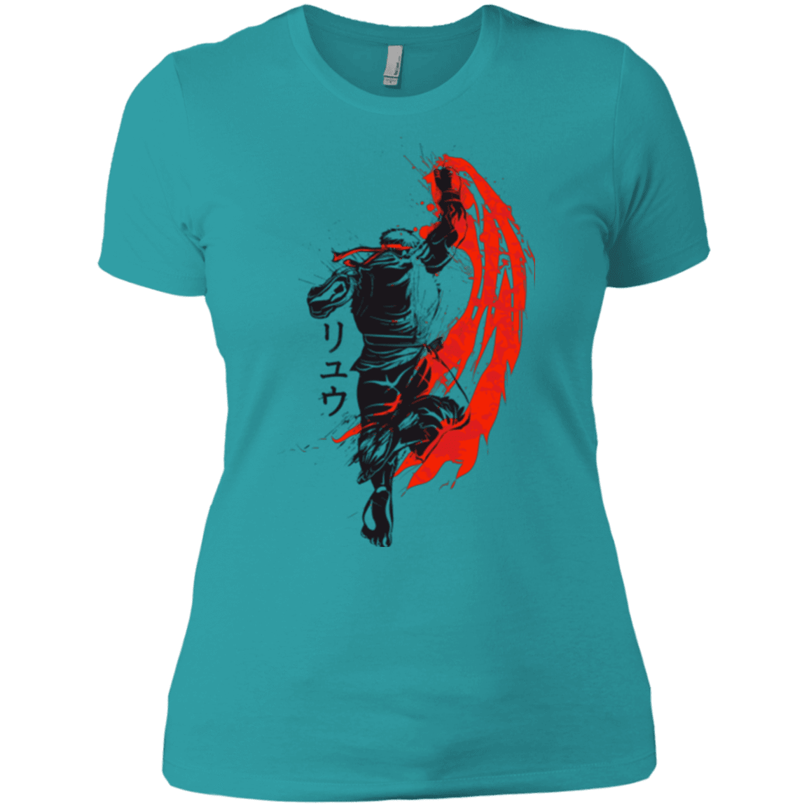 T-Shirts Tahiti Blue / X-Small Traditional Fighter Women's Premium T-Shirt