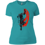 T-Shirts Tahiti Blue / X-Small Traditional Fighter Women's Premium T-Shirt