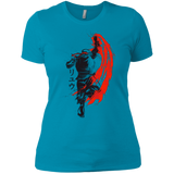 T-Shirts Turquoise / X-Small Traditional Fighter Women's Premium T-Shirt