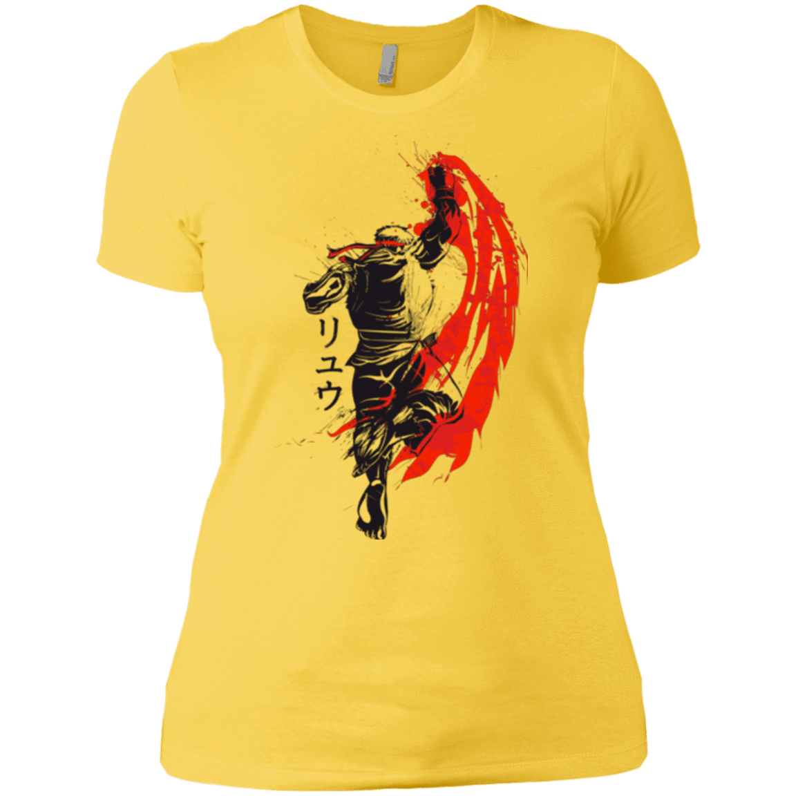 T-Shirts Vibrant Yellow / X-Small Traditional Fighter Women's Premium T-Shirt