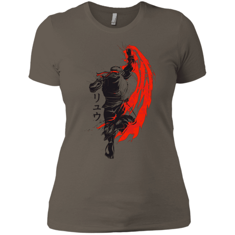 T-Shirts Warm Grey / X-Small Traditional Fighter Women's Premium T-Shirt