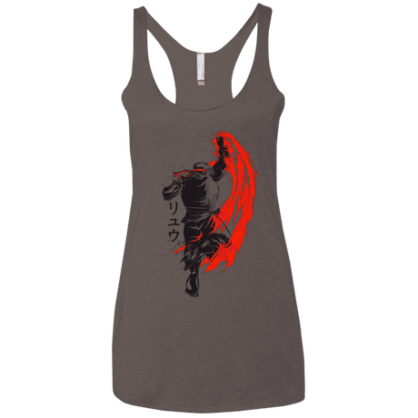 T-Shirts Macchiato / X-Small Traditional Fighter Women's Triblend Racerback Tank