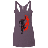 T-Shirts Vintage Purple / X-Small Traditional Fighter Women's Triblend Racerback Tank