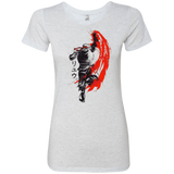 T-Shirts Heather White / Small Traditional Fighter Women's Triblend T-Shirt