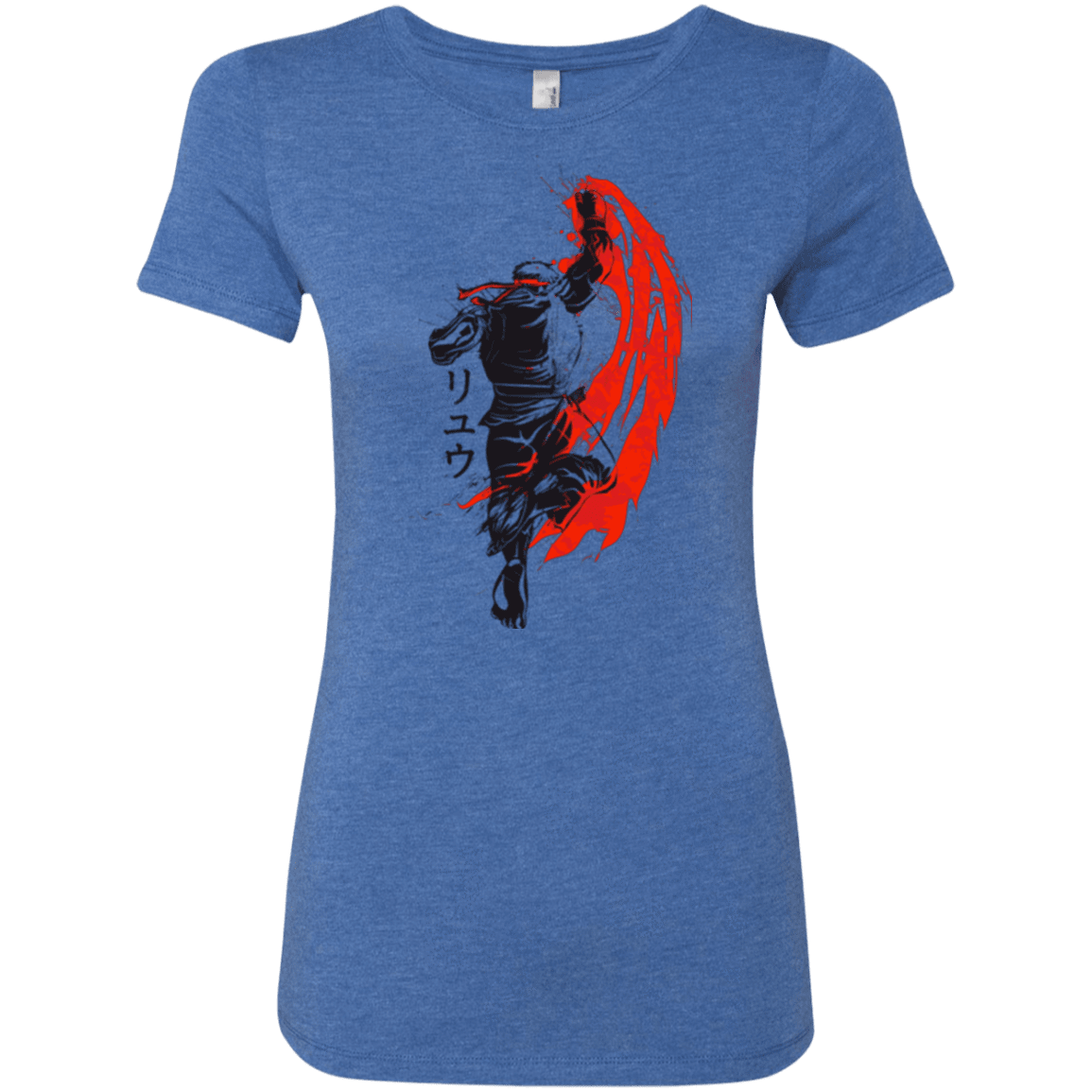 T-Shirts Vintage Royal / Small Traditional Fighter Women's Triblend T-Shirt