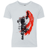 T-Shirts Heather White / YXS Traditional Fighter Youth Triblend T-Shirt
