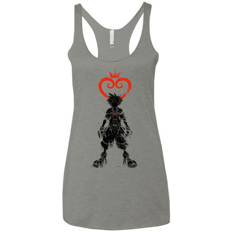 T-Shirts Venetian Grey / X-Small Traditional Kingdom Women's Triblend Racerback Tank