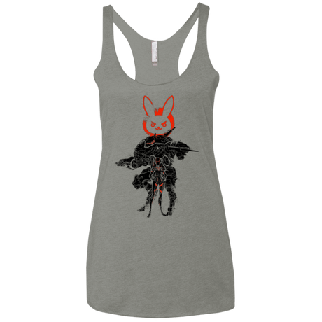 T-Shirts Venetian Grey / X-Small TRADITIONAL MEKA Women's Triblend Racerback Tank
