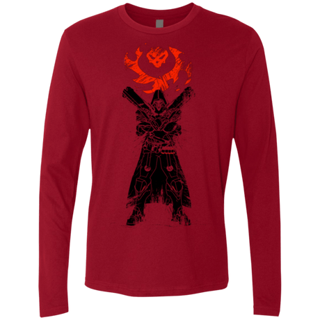 T-Shirts Cardinal / Small TRADITIONAL REAPER Men's Premium Long Sleeve