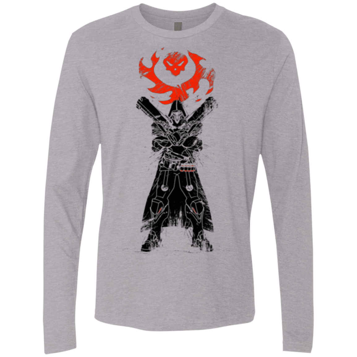 T-Shirts Heather Grey / Small TRADITIONAL REAPER Men's Premium Long Sleeve