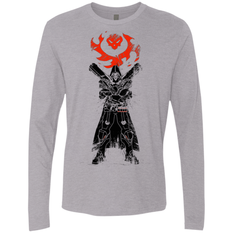 T-Shirts Heather Grey / Small TRADITIONAL REAPER Men's Premium Long Sleeve