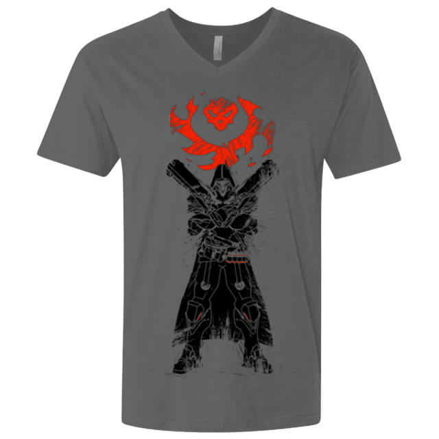 T-Shirts Heavy Metal / X-Small TRADITIONAL REAPER Men's Premium V-Neck