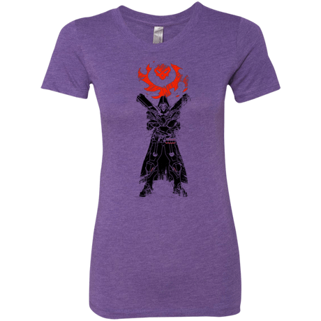 T-Shirts Purple Rush / Small TRADITIONAL REAPER Women's Triblend T-Shirt