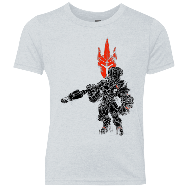 T-Shirts Heather White / YXS TRADITIONAL REINHARDT Youth Triblend T-Shirt