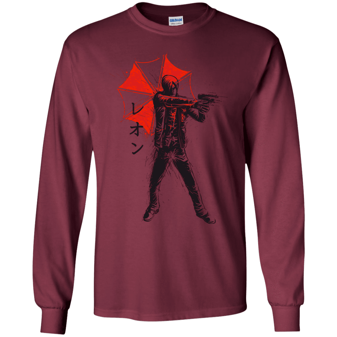 T-Shirts Maroon / S Traditional S.T.A.R.S Men's Long Sleeve T-Shirt