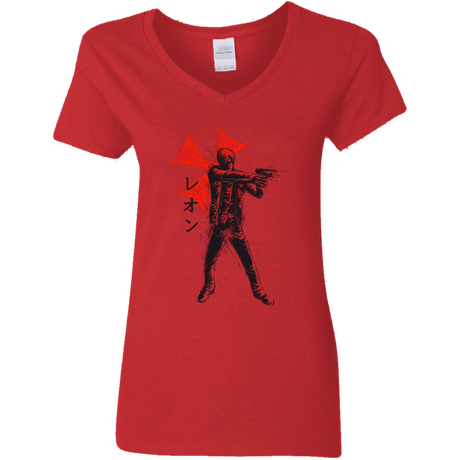 T-Shirts Red / S Traditional S.T.A.R.S Women's V-Neck T-Shirt