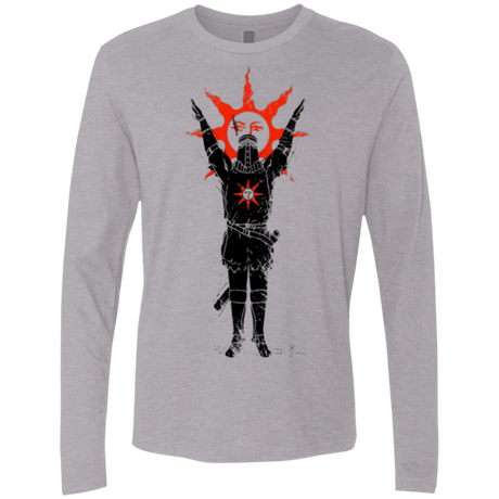 T-Shirts Heather Grey / Small Traditional Solarius Men's Premium Long Sleeve