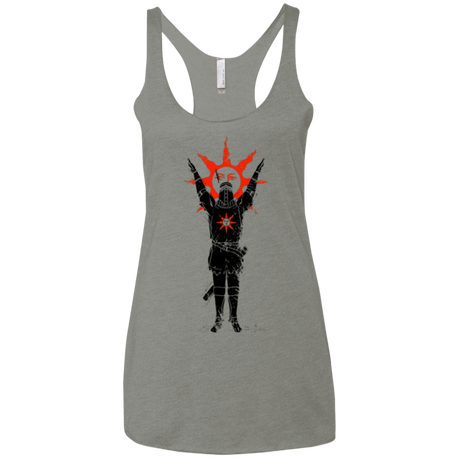 T-Shirts Venetian Grey / X-Small Traditional Solarius Women's Triblend Racerback Tank