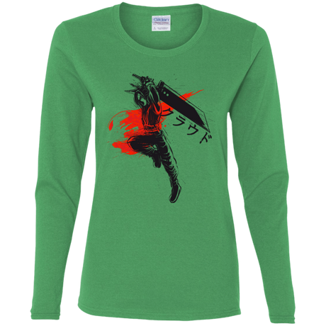 T-Shirts Irish Green / S Traditional Soldier Women's Long Sleeve T-Shirt