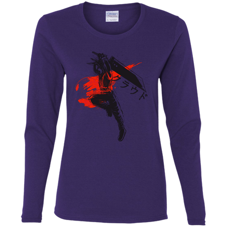 T-Shirts Purple / S Traditional Soldier Women's Long Sleeve T-Shirt