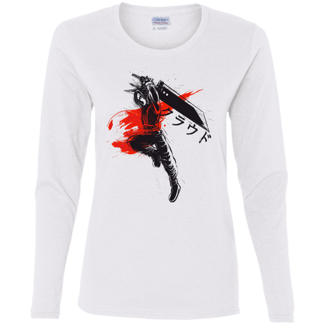 T-Shirts White / S Traditional Soldier Women's Long Sleeve T-Shirt