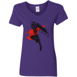 T-Shirts Purple / S Traditional Soldier Women's V-Neck T-Shirt