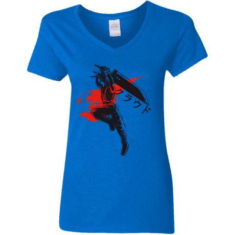 T-Shirts Royal / S Traditional Soldier Women's V-Neck T-Shirt