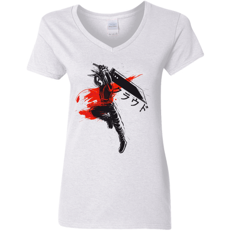 T-Shirts White / S Traditional Soldier Women's V-Neck T-Shirt