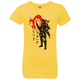 T-Shirts Vibrant Yellow / YXS Traditional Solid Girls Premium T-Shirt