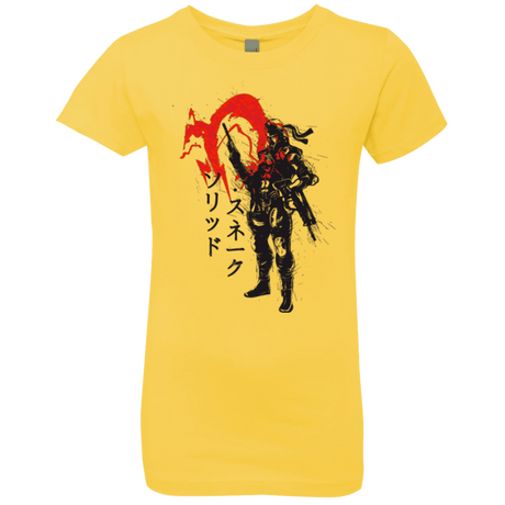T-Shirts Vibrant Yellow / YXS Traditional Solid Girls Premium T-Shirt
