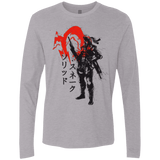 T-Shirts Heather Grey / Small Traditional Solid Men's Premium Long Sleeve