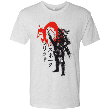 T-Shirts Heather White / Small Traditional Solid Men's Triblend T-Shirt