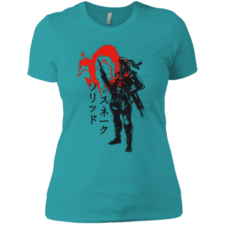 T-Shirts Tahiti Blue / X-Small Traditional Solid Women's Premium T-Shirt