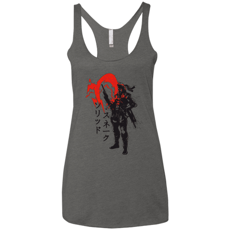 T-Shirts Premium Heather / X-Small Traditional Solid Women's Triblend Racerback Tank