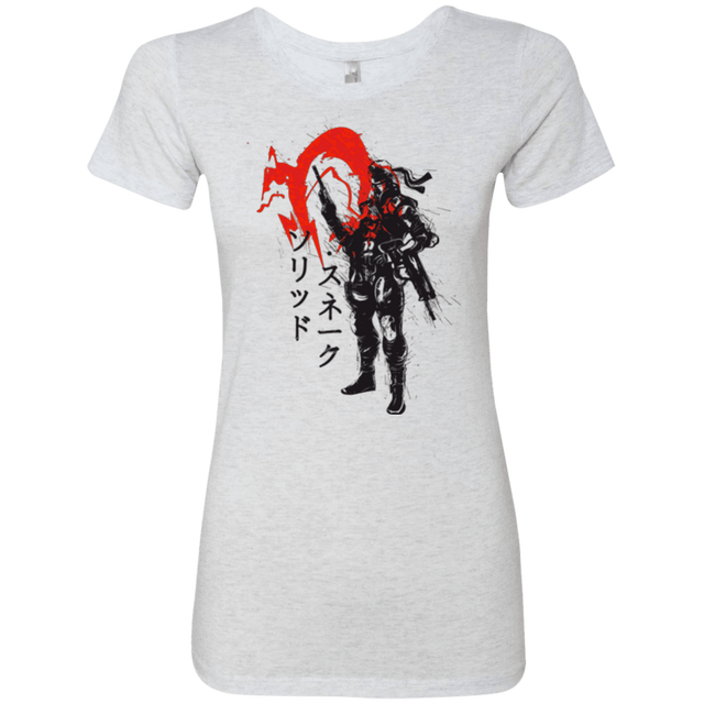 T-Shirts Heather White / Small Traditional Solid Women's Triblend T-Shirt