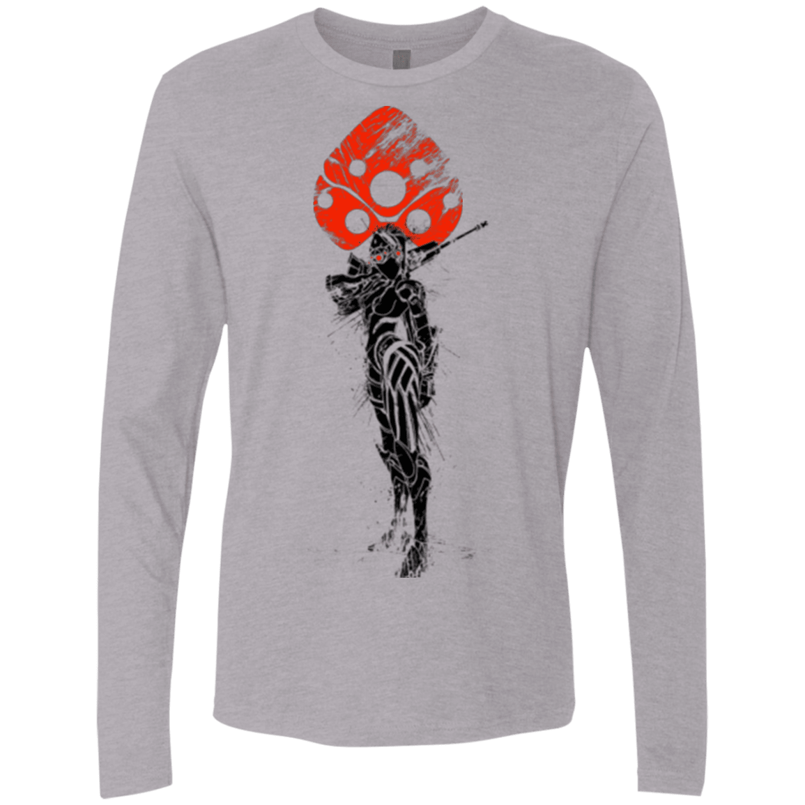 T-Shirts Heather Grey / Small TRADITIONAL WIDOW MAKER Men's Premium Long Sleeve