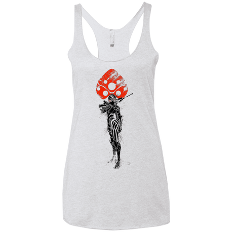 T-Shirts Heather White / X-Small TRADITIONAL WIDOW MAKER Women's Triblend Racerback Tank