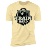 T-Shirts Banana Cream / S Train Hard Men's Premium T-Shirt