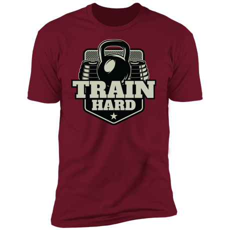 T-Shirts Cardinal / S Train Hard Men's Premium T-Shirt