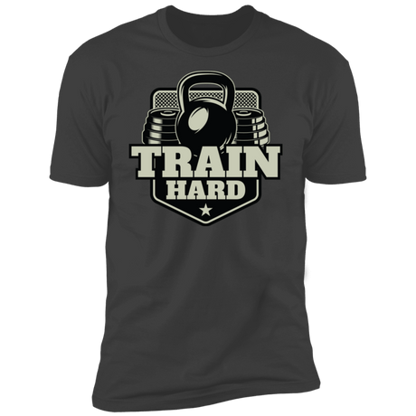 T-Shirts Heavy Metal / S Train Hard Men's Premium T-Shirt
