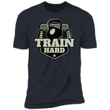 T-Shirts Indigo / S Train Hard Men's Premium T-Shirt