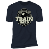T-Shirts Midnight Navy / S Train Hard Men's Premium T-Shirt