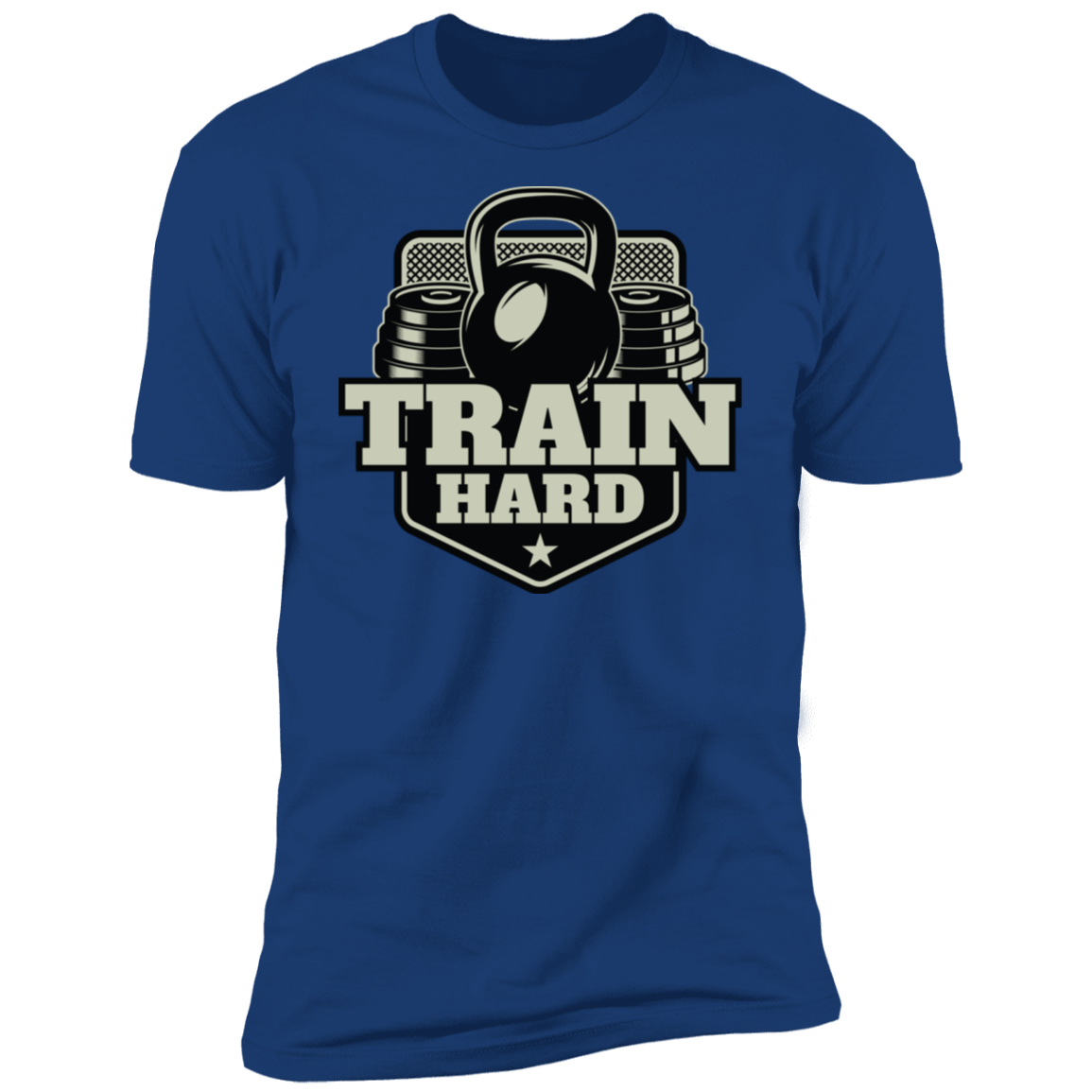 T-Shirts Royal / S Train Hard Men's Premium T-Shirt