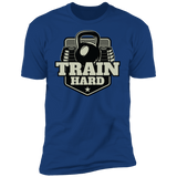 T-Shirts Royal / S Train Hard Men's Premium T-Shirt