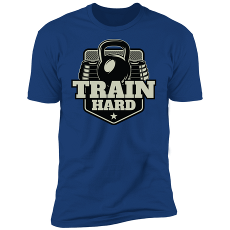 T-Shirts Royal / S Train Hard Men's Premium T-Shirt