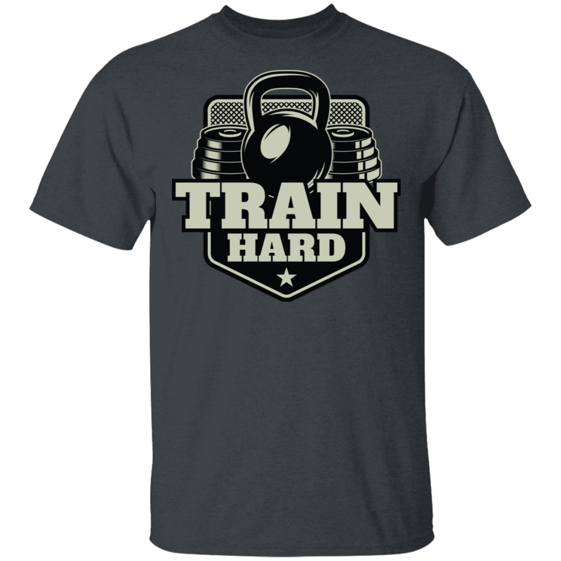 T-Shirts Dark Heather / S Train Hard T-Shirt