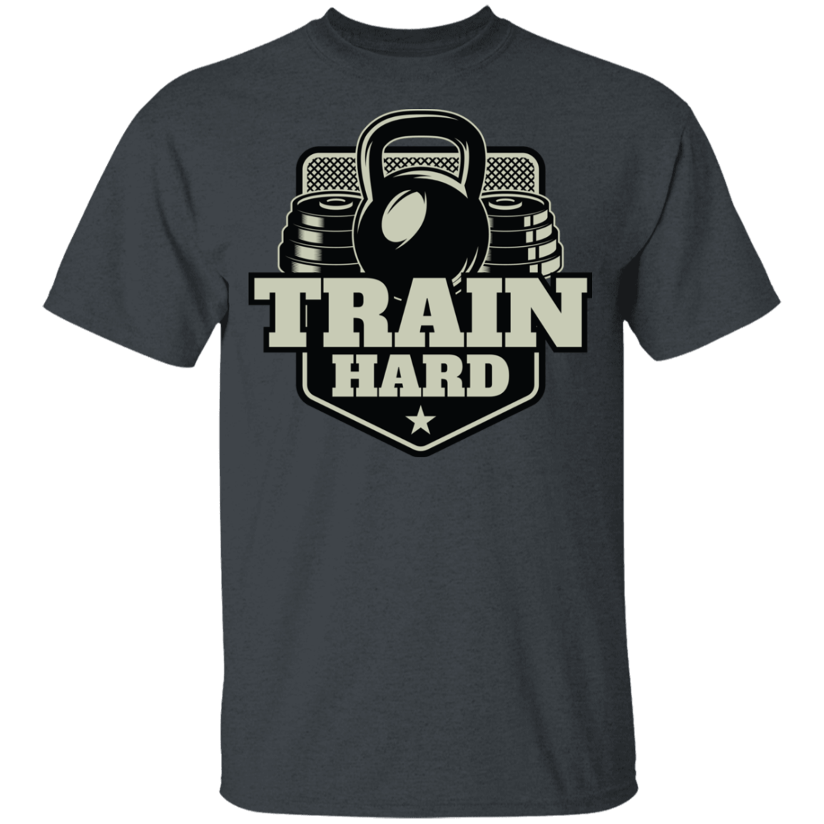 T-Shirts Dark Heather / YXS Train Hard Youth T-Shirt