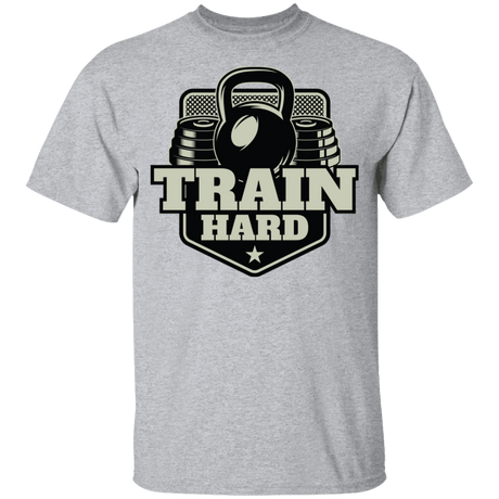 T-Shirts Sport Grey / YXS Train Hard Youth T-Shirt