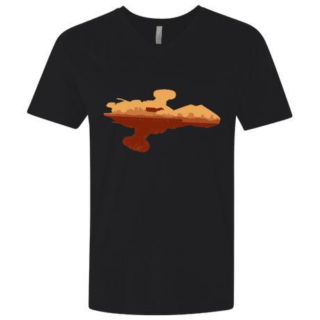 T-Shirts Black / X-Small Train job Men's Premium V-Neck